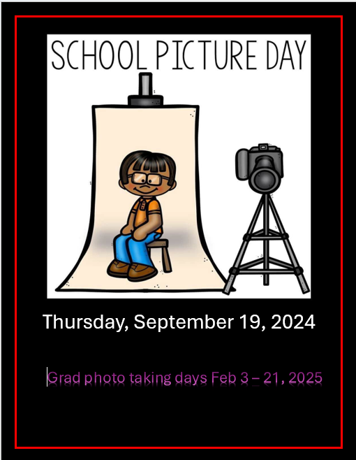School Picture Day Poster