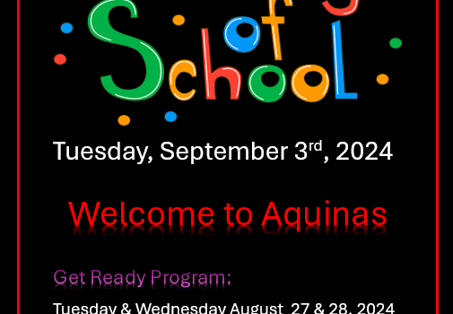 1st Day of School poster