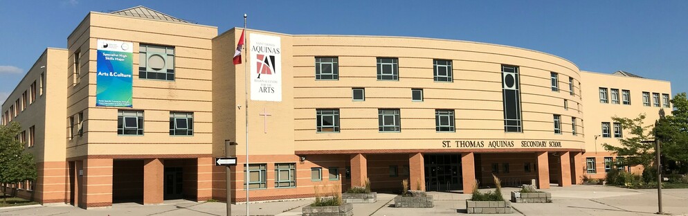 Picture of the front of St. Thomas Aquinas Catholic Secondary School