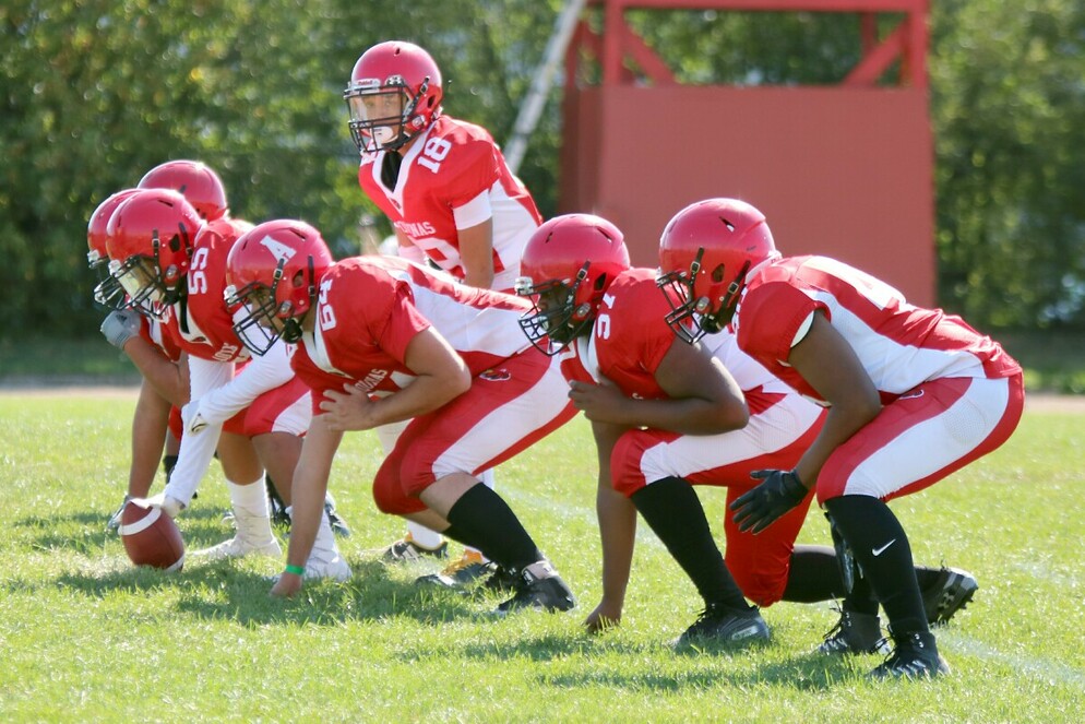 Picture of football players