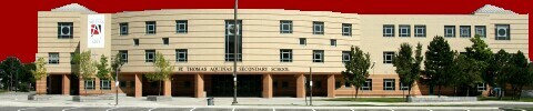 Picture of the front of the school